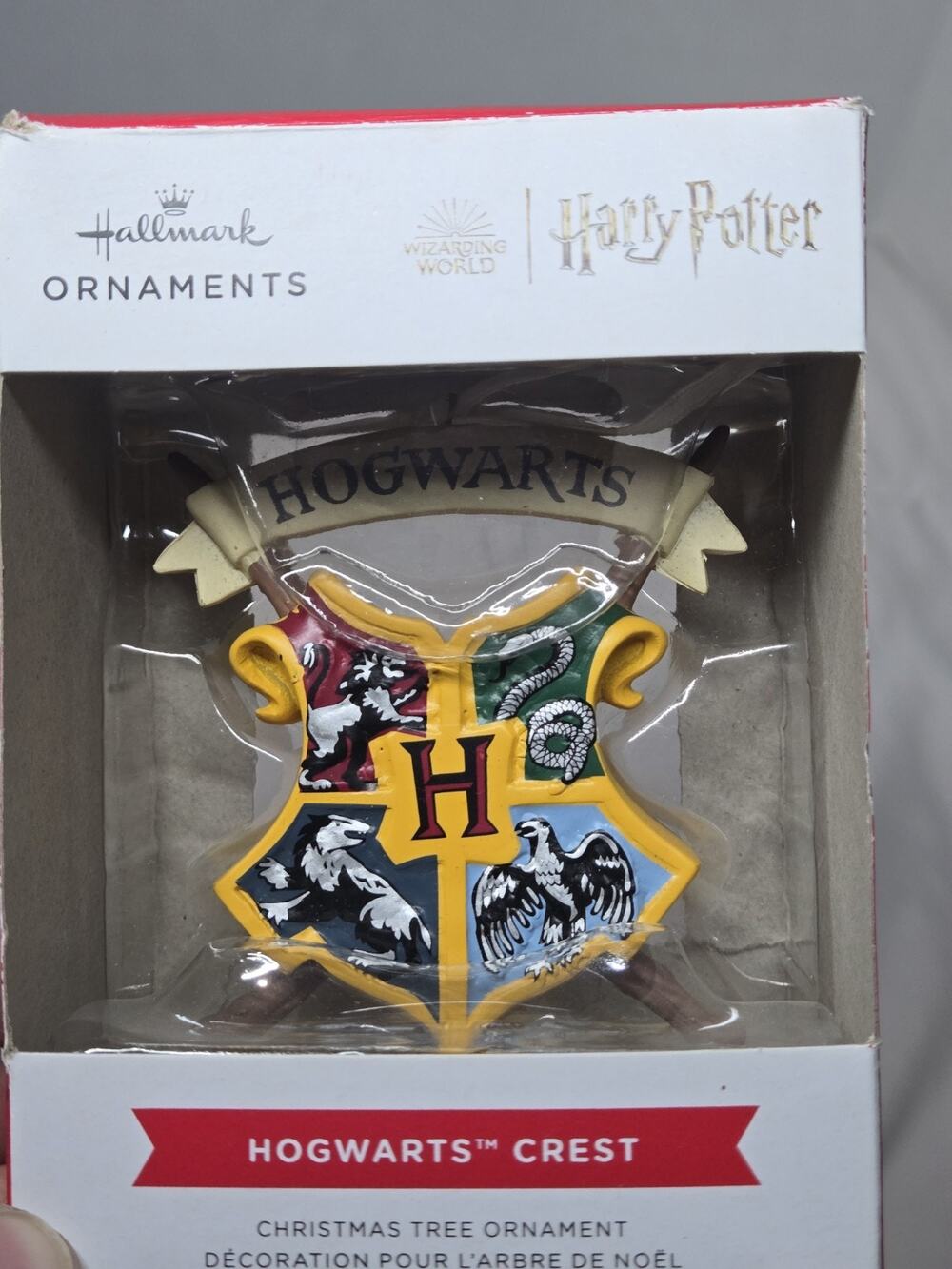 Hogwarts Crest Hallmark Ornaments Harry Potter Christmas Holiday Decor